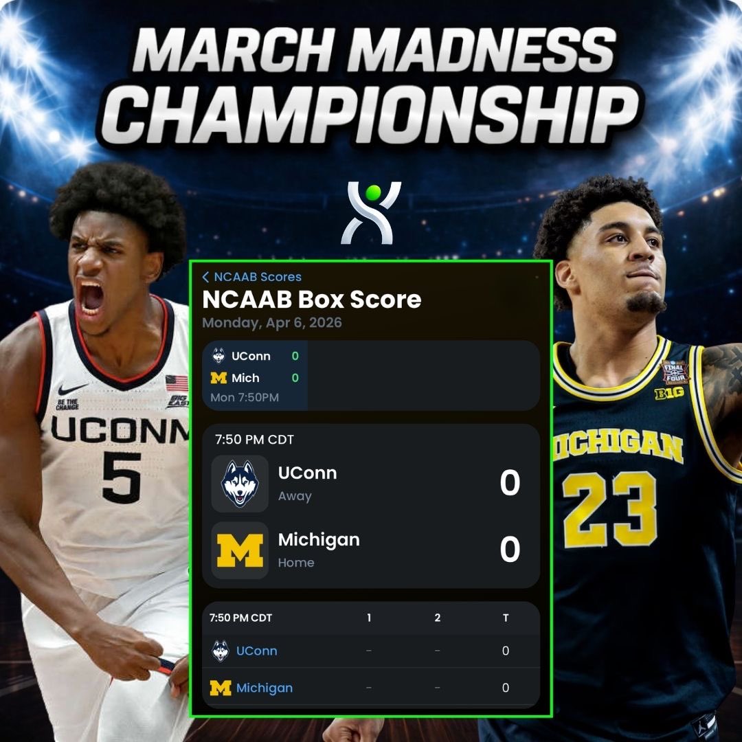 Fantrax's tweet image. Match Madness comes to an end tonight 

Who are you taking to win it all? 

Follow all of the action straight from the Fantrax app 

#marchmadness #collegebasketball