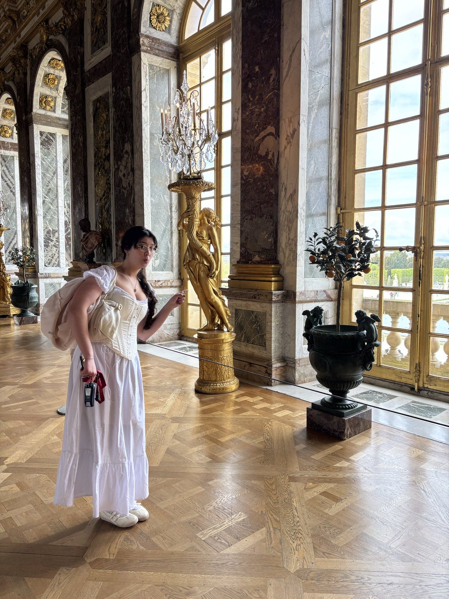 apolobelvedere's tweet image. excited by this tiny orange tree in versailles