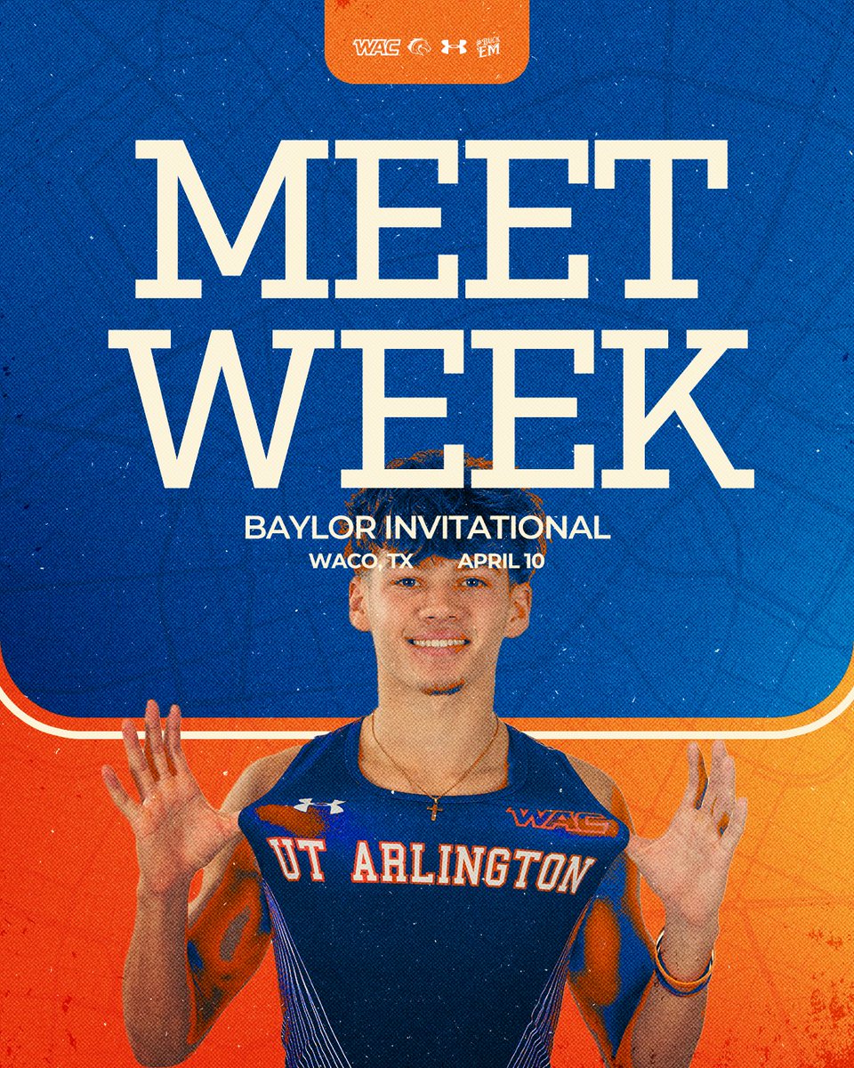UTAMavsTFXC's tweet photo. Meet week is BACK🔥 Splitting up for two this week 👀

🤠 44 Farms Invitational (hosted by @aggietfxc)
🐻 Baylor Invitational (hosted by @BaylorTrack)

#BuckEm 🐎 https://t.co/03MGEUFAQt