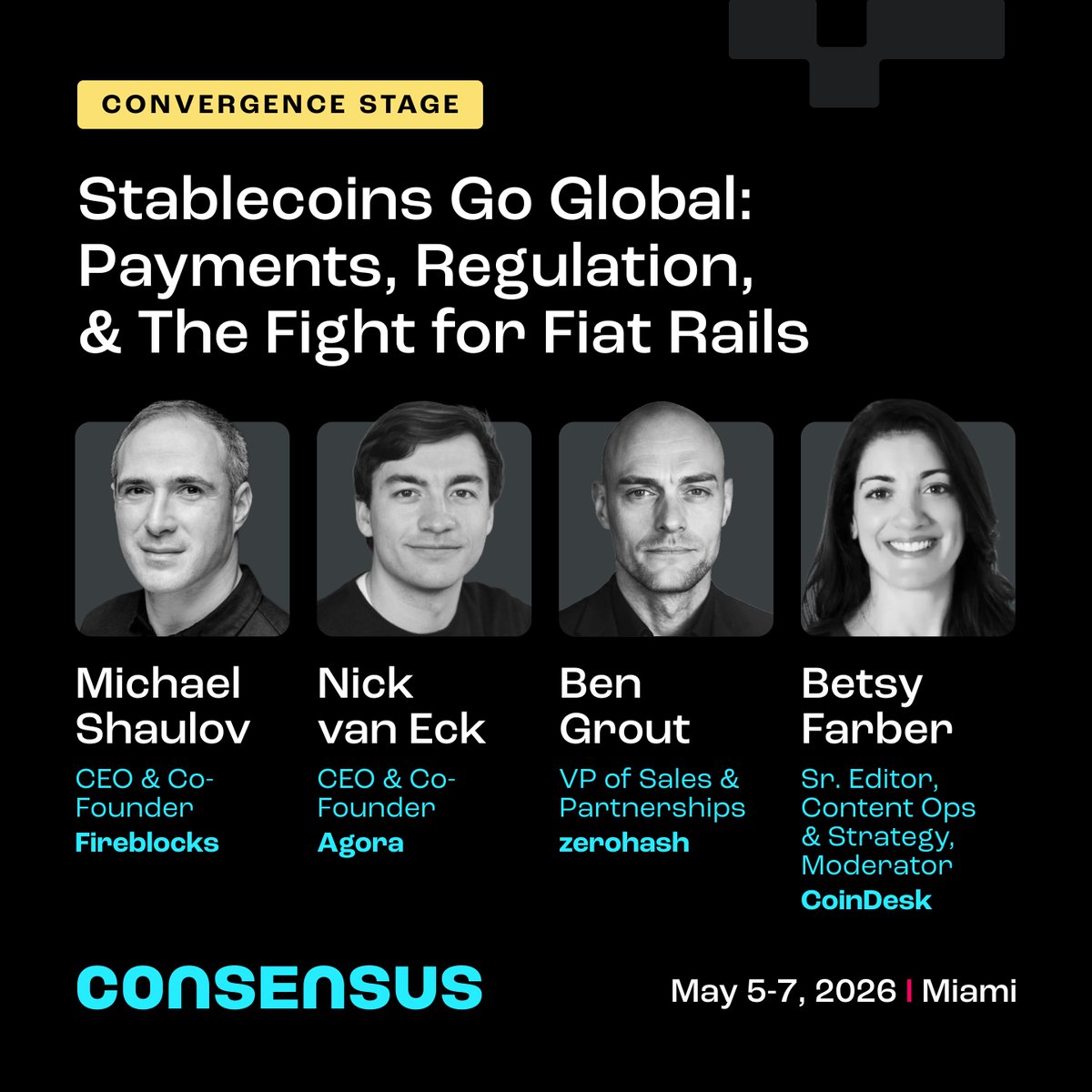 #Consensus2026 → Miami tweet media