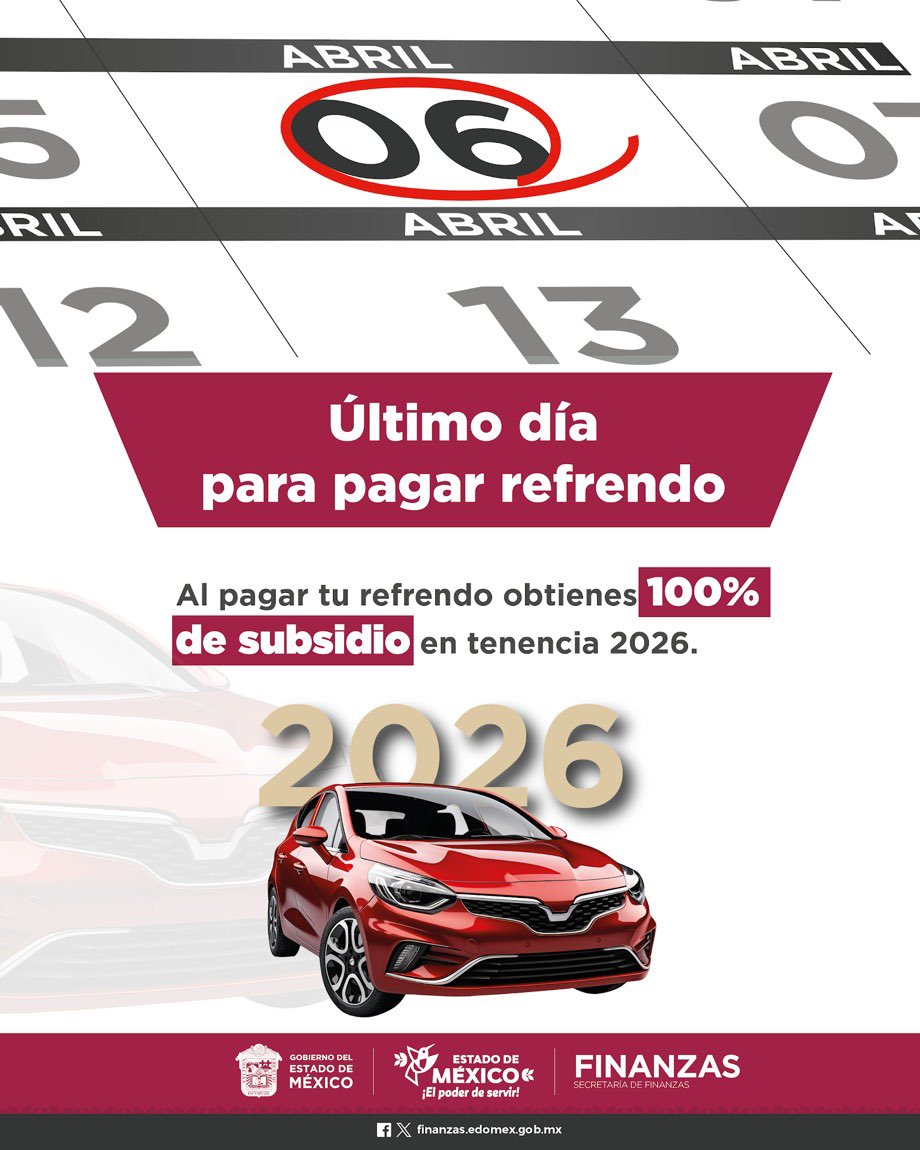 Secretaría de Finanzas del Estado de México tweet media