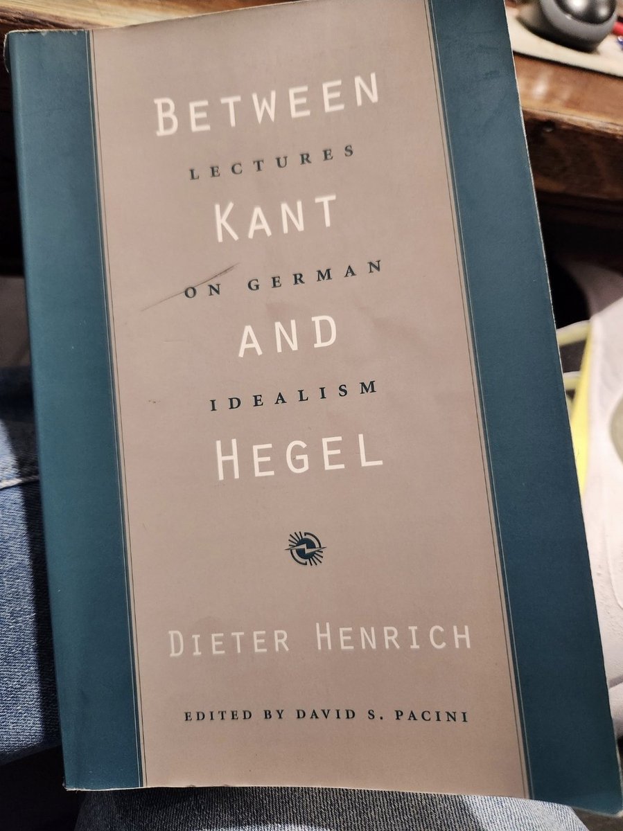 alanigolanski's tweet photo. Dieter Henrich's fine volume, exceptional clarity, on philosophy in the two decades between Kant's Critique of Pure Reason (1781) and Hegel's Jena System (1804-05). https://t.co/rFJx0pHi0l