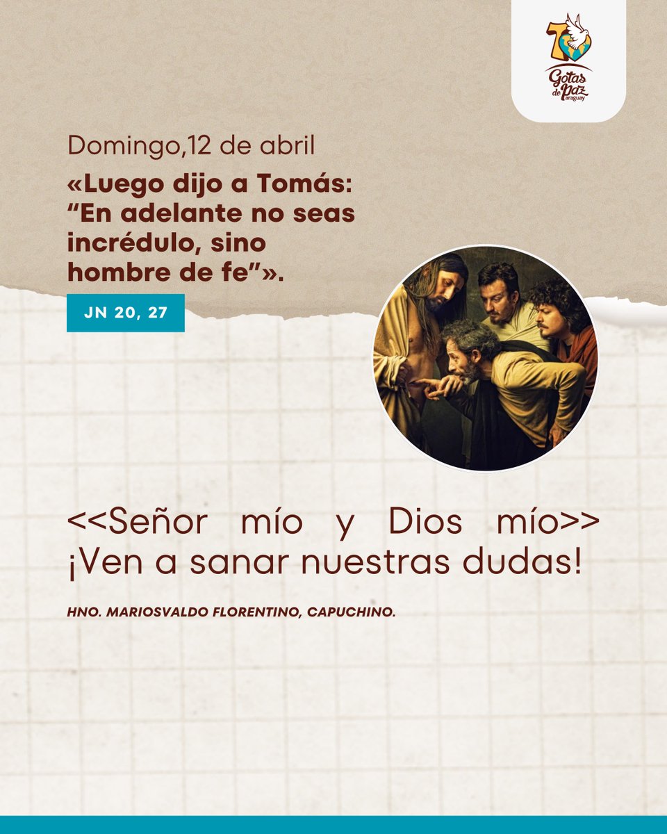 Gotas de Paz - Hnos. Franciscanos Capuchinos tweet media