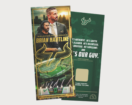 USFBullsClub's tweet image. Celebrate Giving Week!

Donate $100+ to the USF Stadium Project page and receive an exclusive commemorative ticket featuring an augmented reality hype video.

All donations of $500+ will receive their ticket signed by Coach Hartline. 

giving.usf.edu/how/giving-wee…