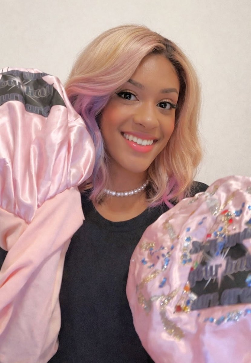 itsbambiiupdate's tweet photo. So proud of #itsbambii 🐝🦄 
do not listen to the haters God is wonderful!! He restored EVERYTHING the enemie tried to take !!! 
so happy about your #shopify being #1 in America 🇺🇲 #trendybonnets by #itsbambii 💝👏🏿👍🏽let's go #teambambii get yous now👇🏻https://t.co/Js8RHZcrwO https://t.co/nf9zb108UU