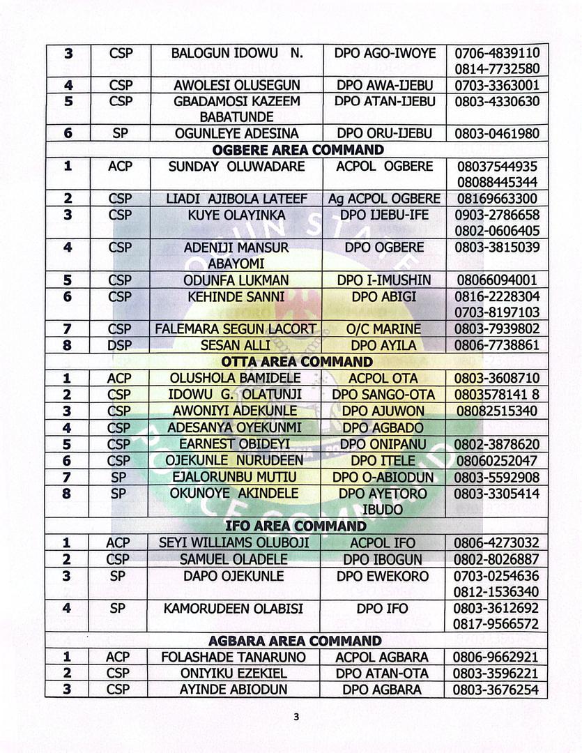 Ogun State Police Command tweet media