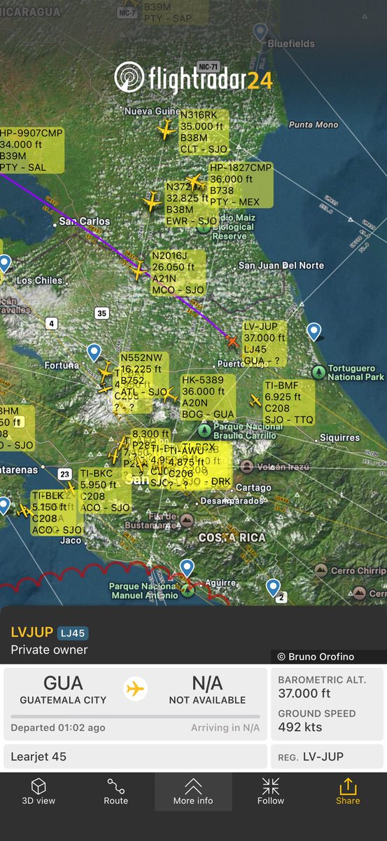 ADS-B Costa Rica tweet media