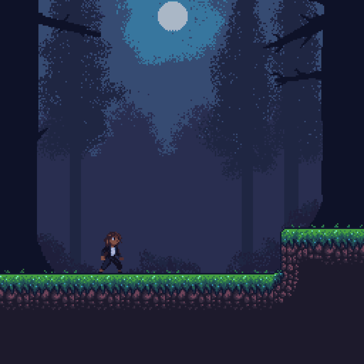 An experimental piece to test a tileset I made recently.  If you want to support me you could buy me a Coffee or ask for a commission ko-fi.com/rafagars