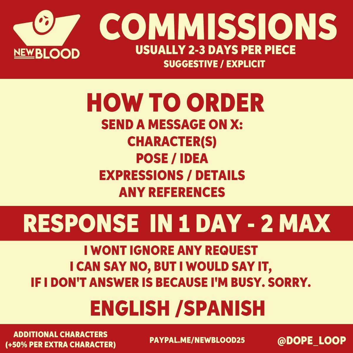 New Blood tweet media