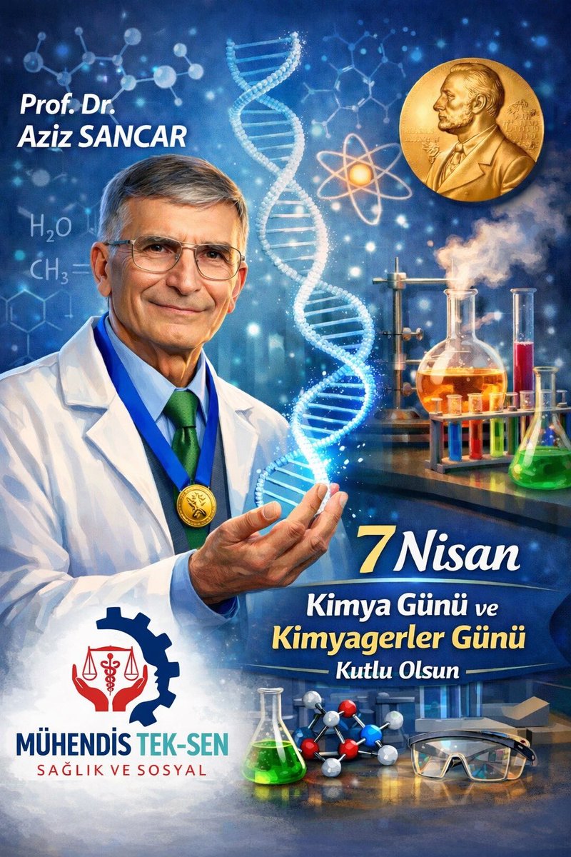 MuhTekSenSagSos's tweet photo. 7 NİSAN KİMYA GÜNÜ VE KİMYAGERLER HAFTASI KUTLU OLSUN!

Halk sağlığının korunmasında, analiz ve araştırmalarıyla görünmez bir kalkan olan; laboratuvarlarda büyük bir titizlikle emek veren tüm kimyagerlerimizin gününü kutlarız. 🥼🧪

#SağlıkKimyagerleri #Laboratuvar #KimyagerlerGünü #7Nisan #Kimyager #KimyaGünü #KimyagerlerHaftası 

@MuhTekSen_Konf 
@MuhTekSenSagSos 
@MuhTekSenUlasim 
@MuhTekYerelYntm 
@muhteksenkultur 
@MuhTekBayindir 
@MuhTekTrmOrmn 
@MuhTekBuro 
@KaMuhEnerjiSen