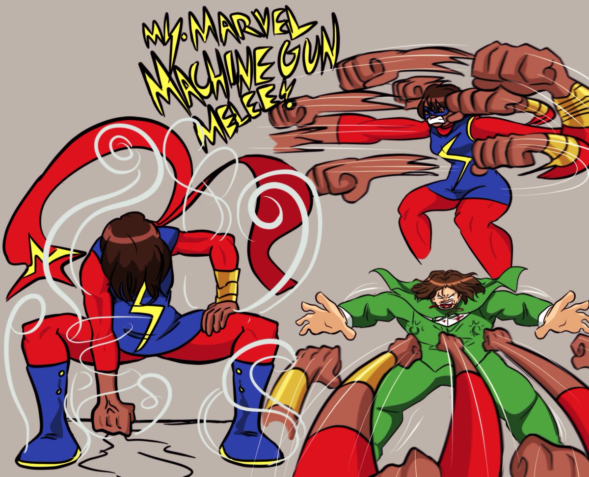Old Luffy inspired ms. Marvel piece I'm not sure I posted before
#msmarvel #kamalakhan #marvelcomics #onepiece #monkeydluffy