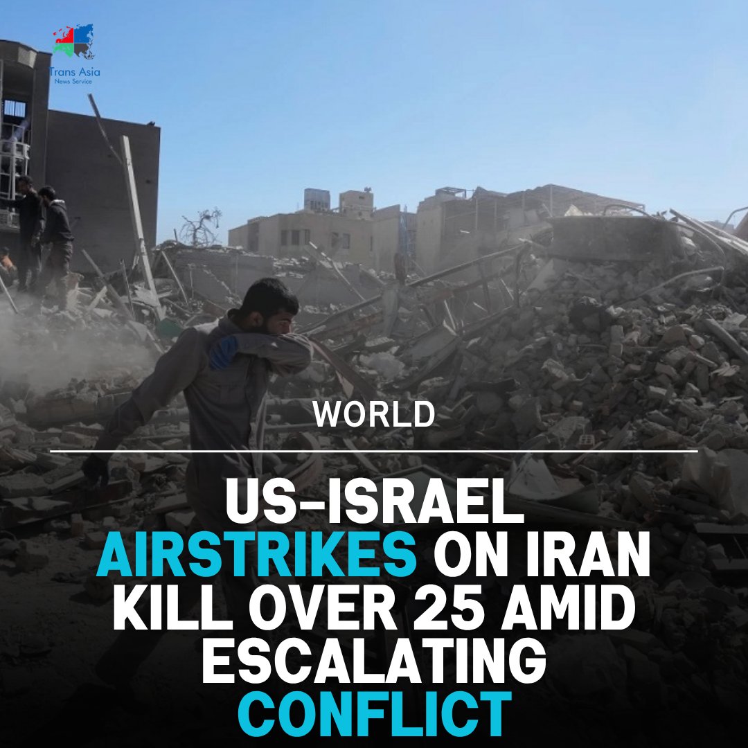 US-Israel Airstrikes on Iran Kill Over 25 Amid Escalating Conflict

Read more:transasianews.com/open-article/2…

#iran #isreal #war #trump #IranWar‌
