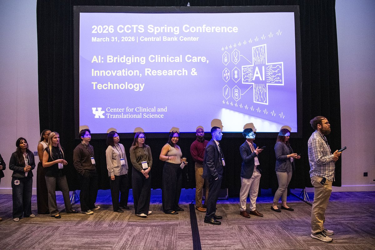UK_CCTS's tweet photo. 60 seconds to make an impact. Congrats to our 2026 Spring Conference One-Minute Poster Pitch winners:  🥇 Jennifer Xu 🥈 Jamal Thruston 🥉 Salma Habib
Event recap: https://t.co/aK367twc3a
#UKCCTS2026 #Research #CTSAProgram https://t.co/07Gy0m1ZVW