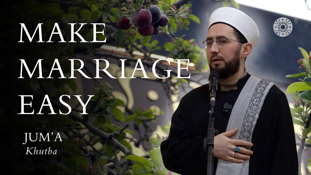 CambCentMosque's tweet photo. Make Marriage Easy

A powerful reminder from Imam Nurullah Benli on removing the barriers we’ve placed in the way of something Allah made simple.

▶️Watch Make Marriage Easy now: https://t.co/fk9TYF6U0c https://t.co/BIZFLFl2eV