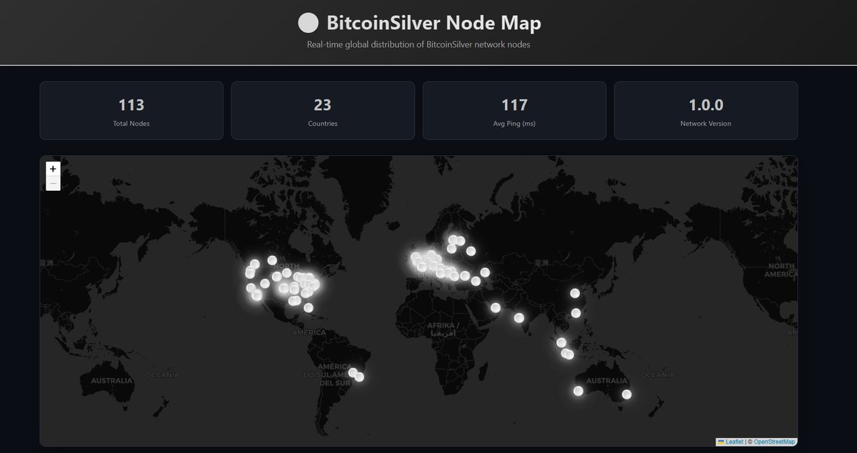 Official_BTCS's tweet photo. @LightningNewsX love to see it we are seeing same on our node map for #BitcoinSilver https://t.co/eWZpr4j0M0