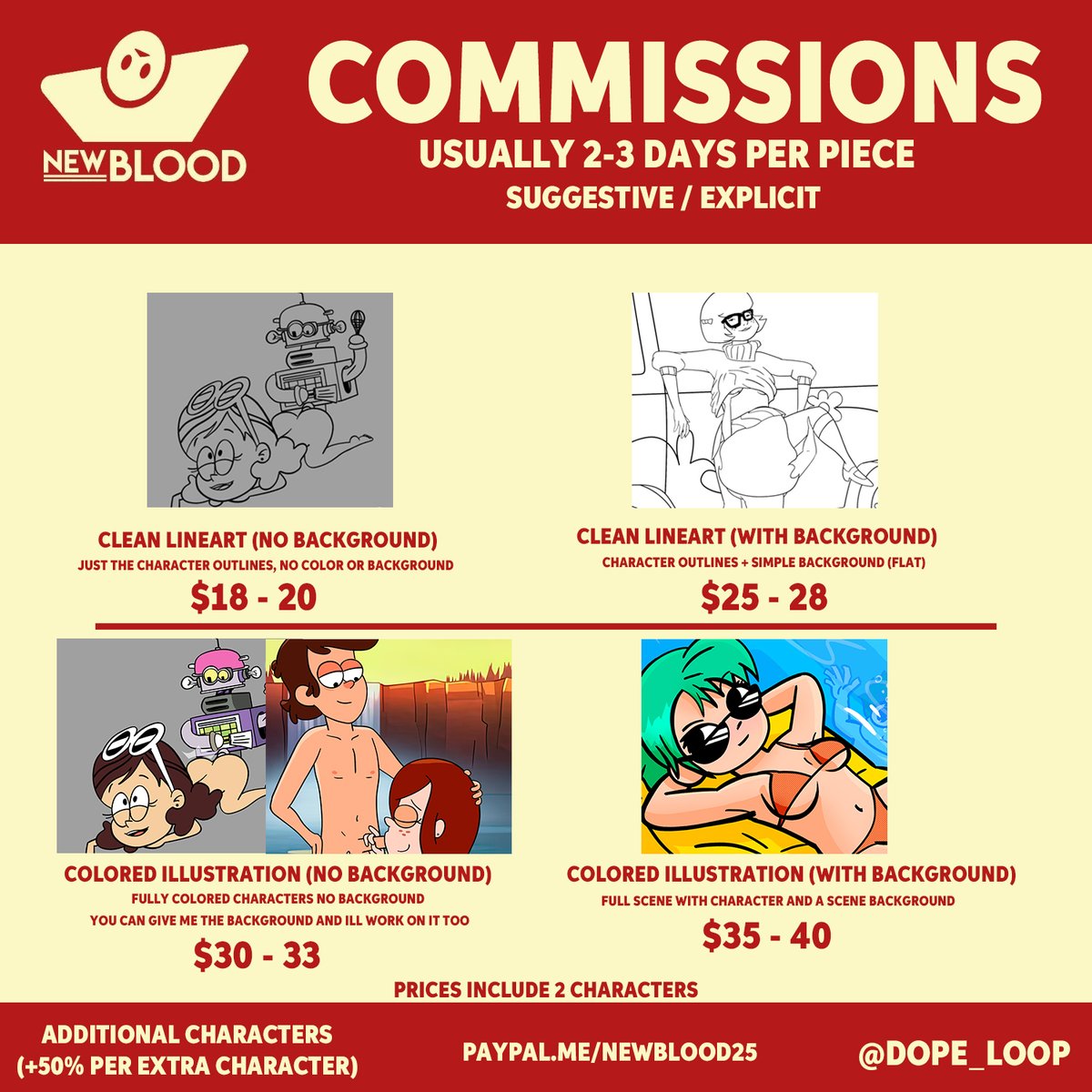 New Blood tweet media