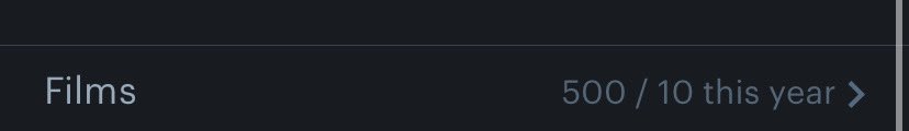 yelnki's tweet photo. 500 movies watched omg #letterboxd https://t.co/loqHciWMgO