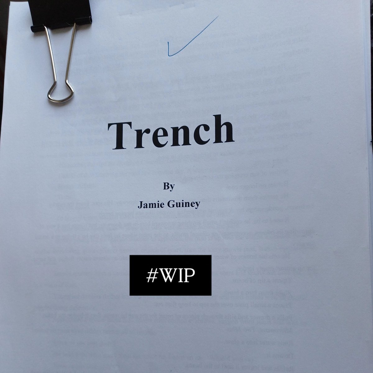 jamesgwriter's tweet image. New Novel I'm working on.
Just passed 33k words...
Nearly halfway there! 💪🥳
#amwri̇ti̇ng #workinprogress #novel