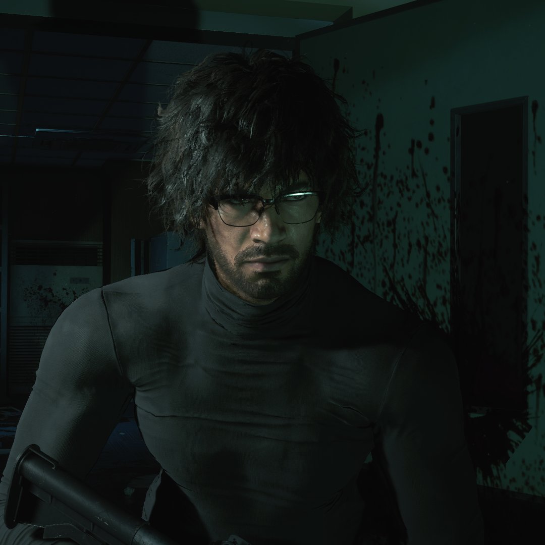 carlos in turtleneck and glasses