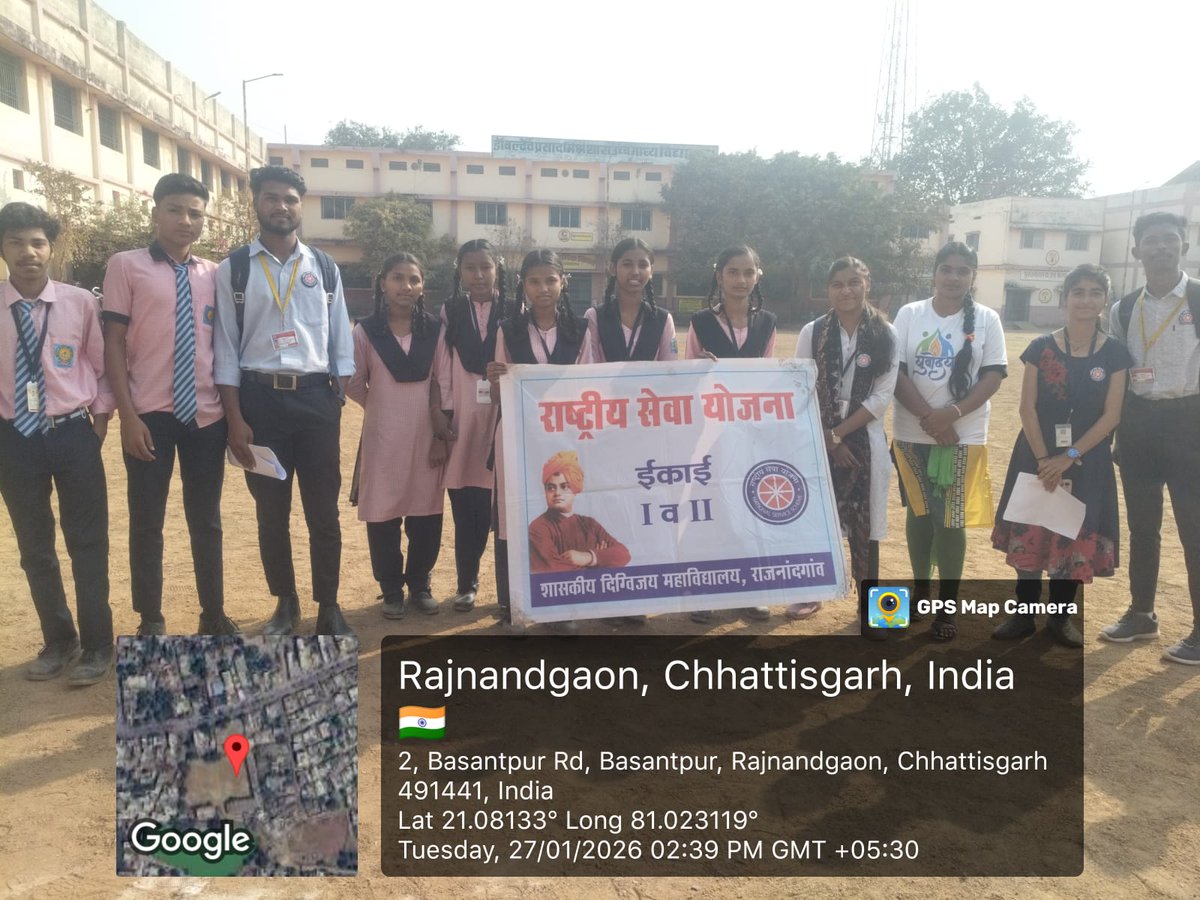 SahuTimmy35019's tweet image. दिनांक 27/01/26, को डॉ. बलदेव प्रसाद मिश्र गवर्मेंट हायर सेकेंडरी स्कूल #राजनांदगांव में #बाल_सुरक्षा_जागरूकता कार्यक्रम का आयोजन किया गया।
#GoodTouch #BadTouch, #सड़क_सुरक्षा, #स्वच्छता व #सुरक्षित_इंटरनेट उपयोग की जानकारी दी गई।
#POCSOAct | हेल्पलाइन 1098
#NSS #ChildSafety