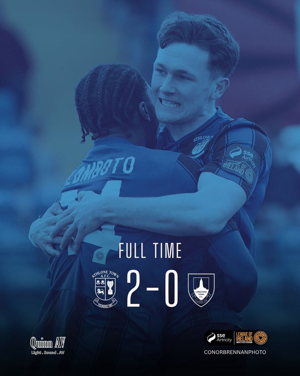 AthloneTownAFC's tweet photo. FULL TIME IN EL CLASICO https://t.co/VyjATK0Dq7