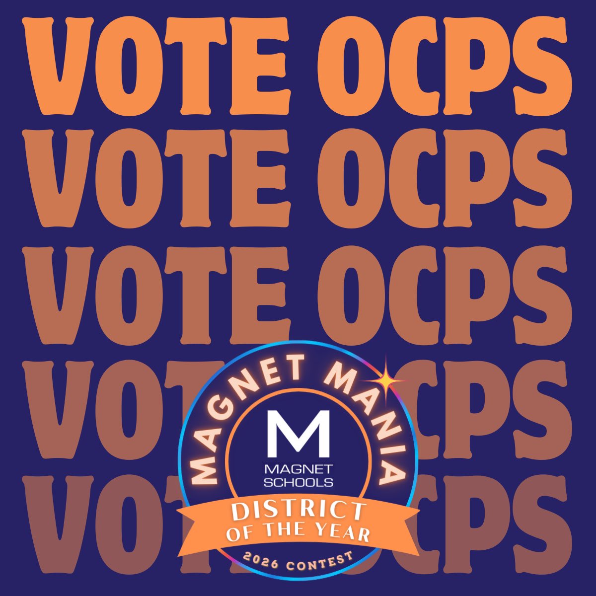 OCPS_Magnets's tweet image. Help us shine on a national stage! 🌟 Vote for OCPS for National Magnet District of the Year: tinyurl.com/OCPSRound5 @magnetschoolsofamerica #OCPS #MagnetSchools