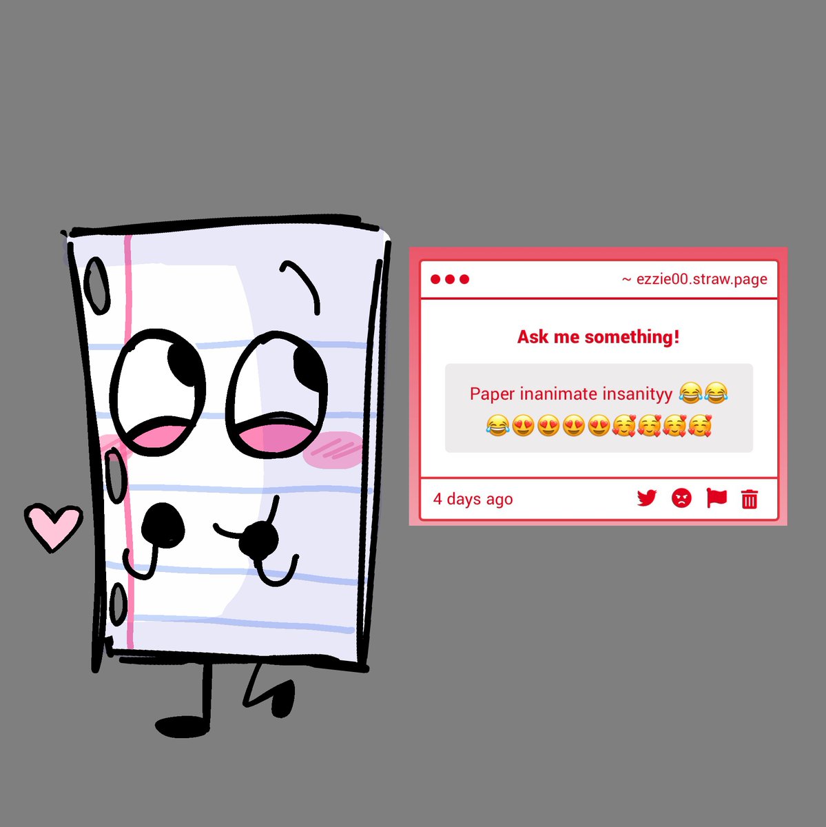 Pariri_dgrp's tweet photo. so kawai 
#inanimateinsanity #paperii https://t.co/fjC0ffmi67