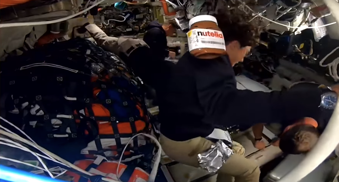 minhsmind's tweet photo. Nutella just got the ultimate Space Ad provided by the Artemis 2 crew. Haha.

Just minutes before beating the record of furthest humans from earth. https://t.co/apLQTKlJOi