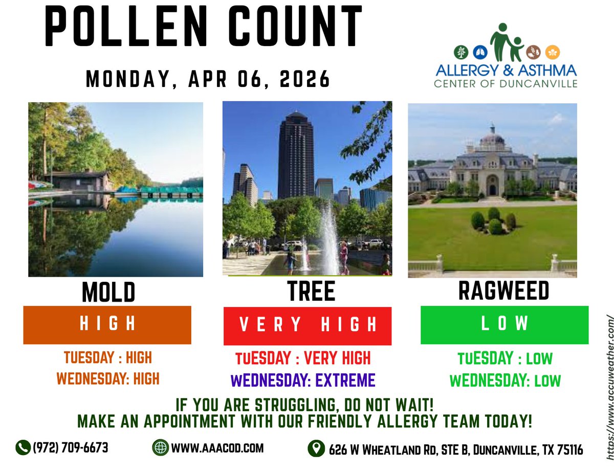 Allergy and Asthma Center of Duncanville tweet media