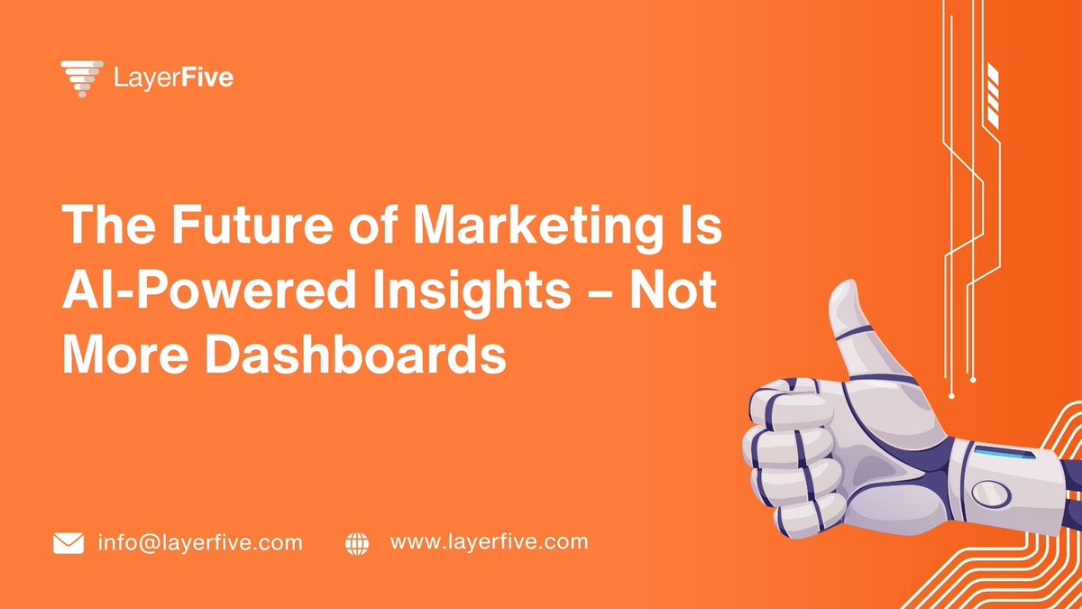 The Future of Marketing Is AI-Powered Insights – Not More Dashboards

Book a 30-min sync: cal.com/layerfive/sync…

#AIMarketing #MarketingAnalytics #MarketingIntelligence #DataDrivenMarketing #PredictiveAnalytics #MarTech

layerfive.com/blog/ai-powere…