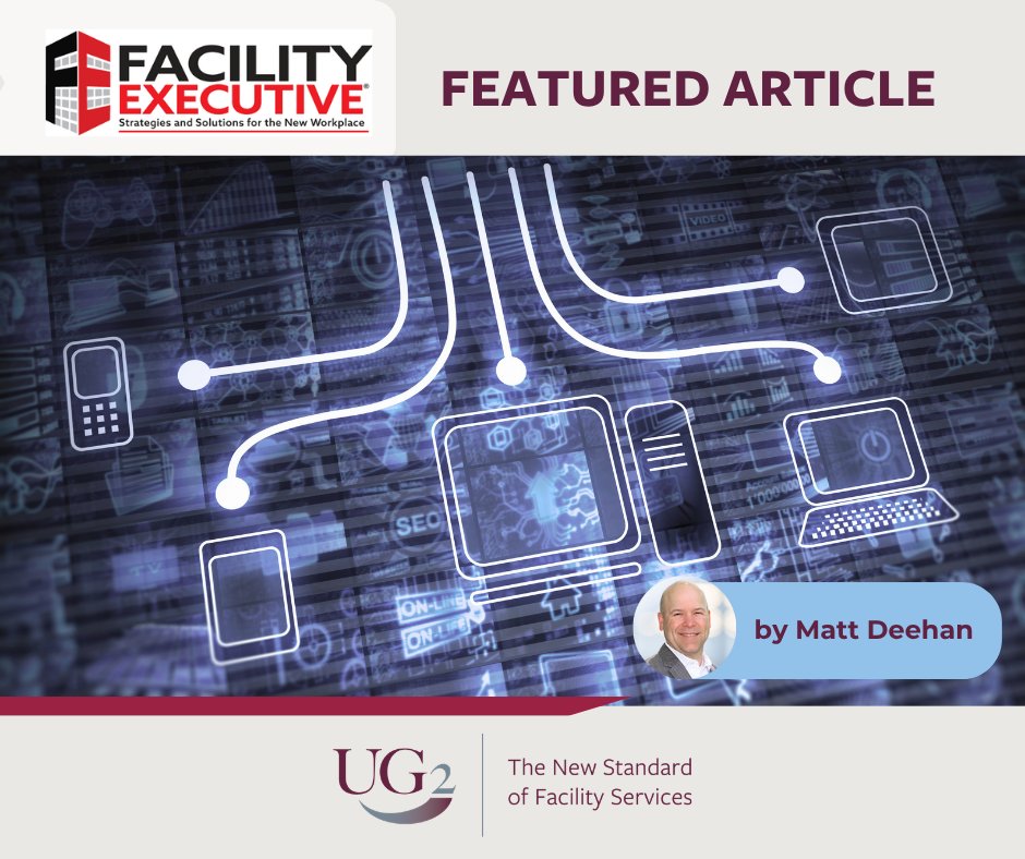 UG2IFS's tweet photo. What if your building could tell you what it needs before something goes wrong? In @facilityexec, UG2's Matthew Deehan explores how #IoT has become the foundational layer of modern #FM and how #AI is transforming data into more strategic operations. 👉 https://t.co/jXg6Pp1Pvi https://t.co/UL5w9IwICI
