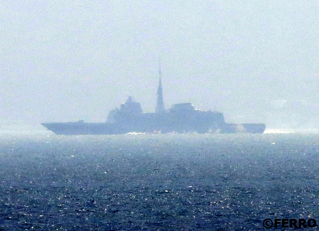 Gibdan1's tweet image. French navy Aquitaine Class destroyer FS NORMANDIE F651 heading east through the STROG this afternoon #shipsinpics #ships #shipping #shipspotting
@air_intel @seawaves_mag