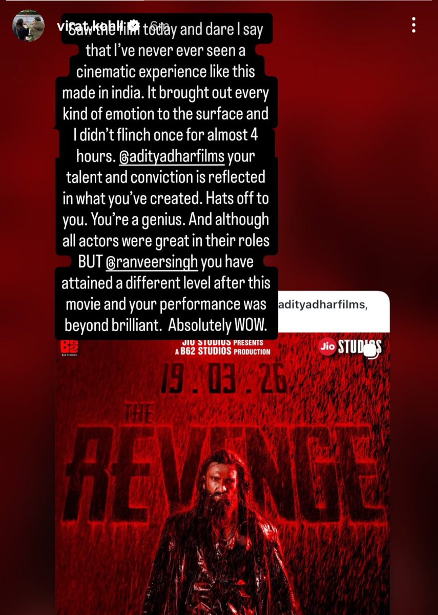 Virat Kohli On #Dhurandhar Movie 🐐🔥
#ViratKohli,#RanveerSingh
