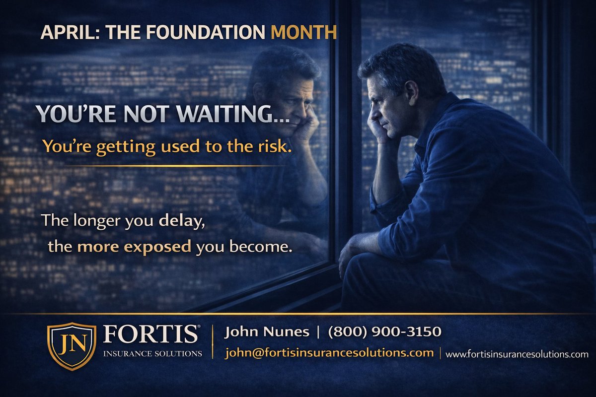 JohnLNunesIV's tweet image. You’re not waiting for the right time…
You’re getting used to the risk.
That’s the danger.
#FortisLegacyDiamond #Protect