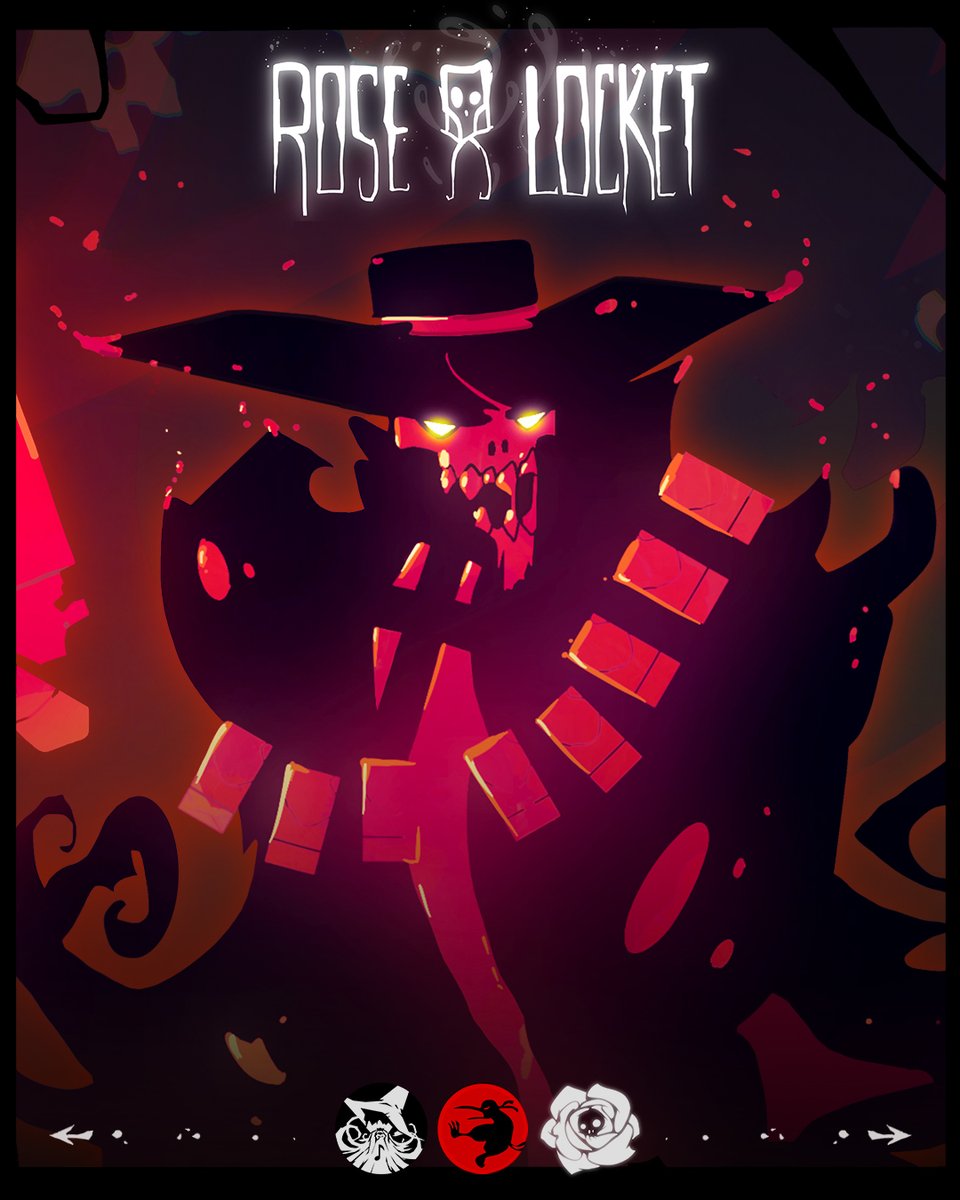 WWGAMINGNZ's tweet photo. 🔥The Lord of Hellfire rules his demesne with an iron fist, and his reputation for brutality is well-earned. Unfortunately for Rose, he is a true master in the art of violence - it will take everything she has to claim this bounty.

#RoseAndLocket #indie #gamedev #steam #platformer #western