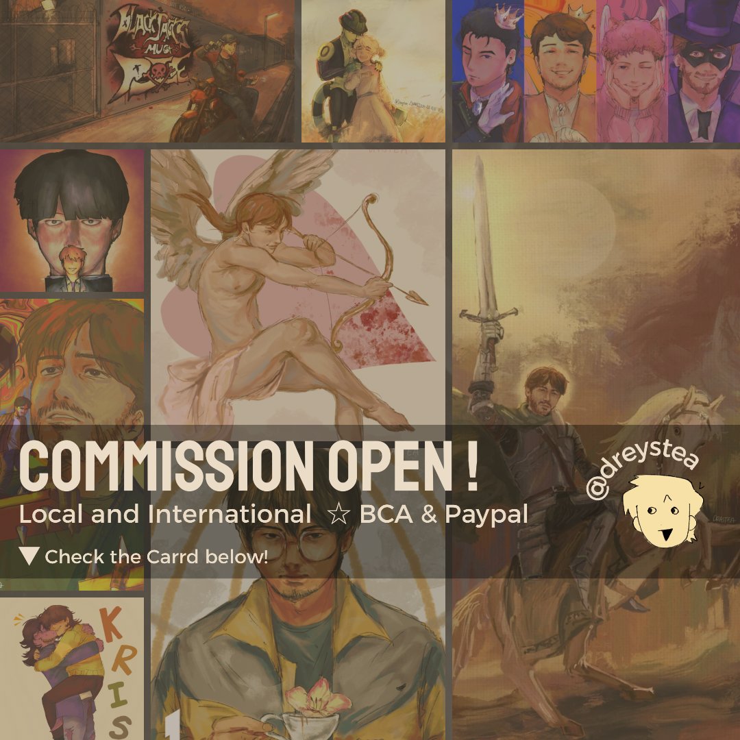 COMMISSION OPEN 🐯✨️
[RT &amp; Likes Are Appreciated!!!]

I finally updated my commission sheet! Please check the carrd below for more infos! 

If you have questions, feel free to DM me !

#commissionopen #artcommission #artidn #zonakaryaid