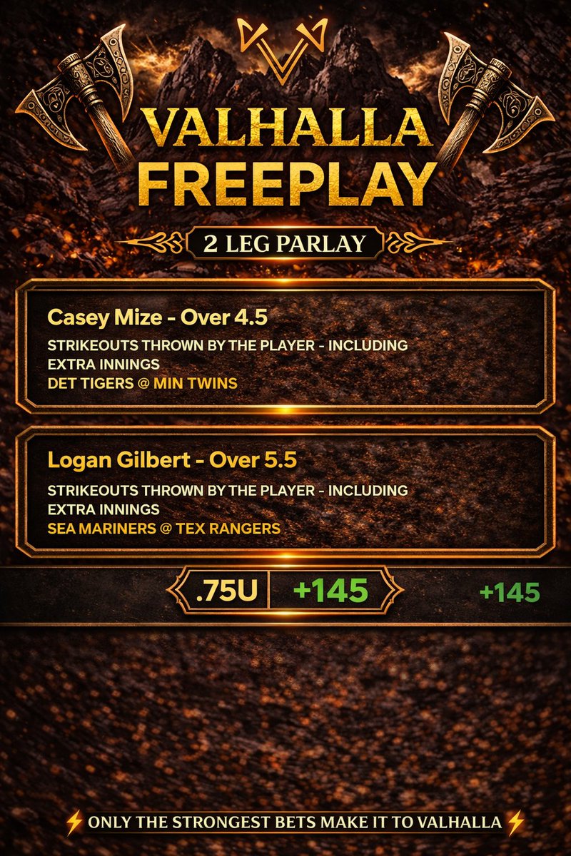⚒️Valhalla Wagers⚒️ tweet media