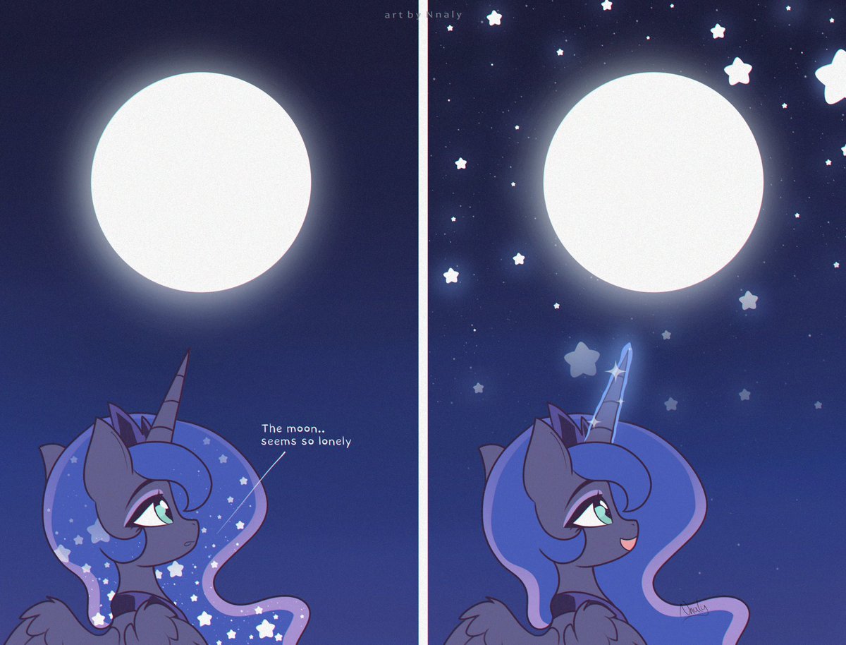Day 216 of drawing Princess Luna #mlp #mylittlepony #dailyluna