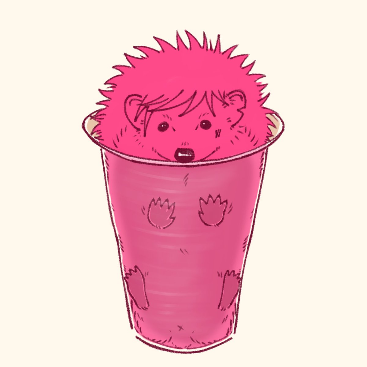 Vedgehog in a cup #vi