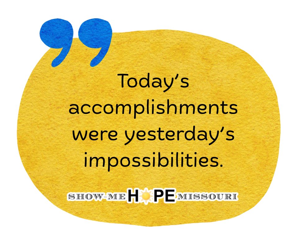 Any accomplishment, big or small, is inching you closer towards something you thought was impossible!