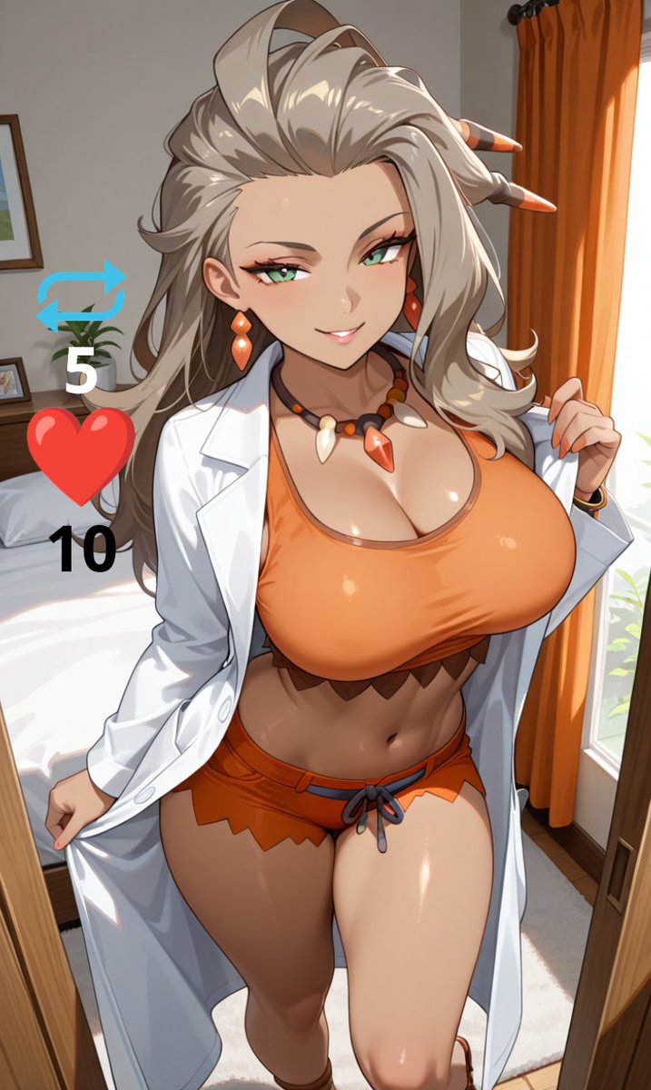 PKGLoversNSFW's tweet photo. Hey guys! As usual, I've got another Strip Game challenge for you, this time featuring the gorgeous Professor Sada from Paldea. Will you manage to see her naked? That's up to you 😉
#Pokemon #Pokegirl #ProfessorSada #StripGame #Challenge #NSFW #HentaiArt #HentaiAI #AI #PixAI https://t.co/wpvTmDHDuc