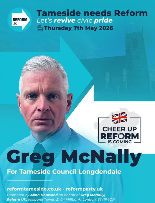 Tameside and Gorton Branch Reform UK tweet media