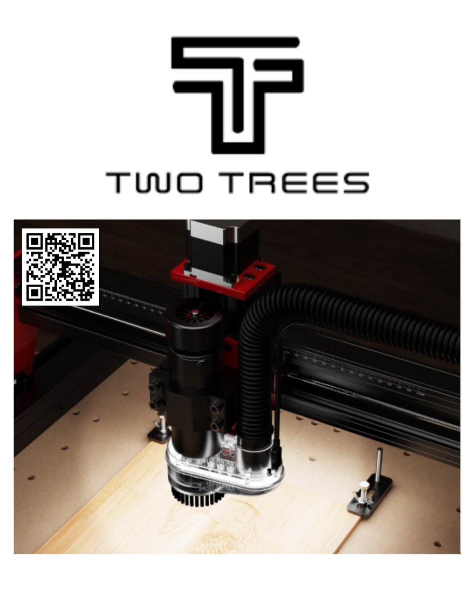 MatterHackers's tweet image. TwoTrees CNC routers at MatterHackers cut wood, metal, acrylic, and carbon fiber, with optional laser upgrades and U.S. support.

matterhackers.com/r/UP1LxY

#MatterHackers