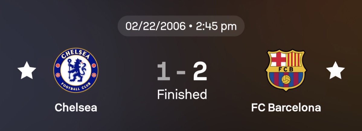 Barça 1899 Stats tweet media