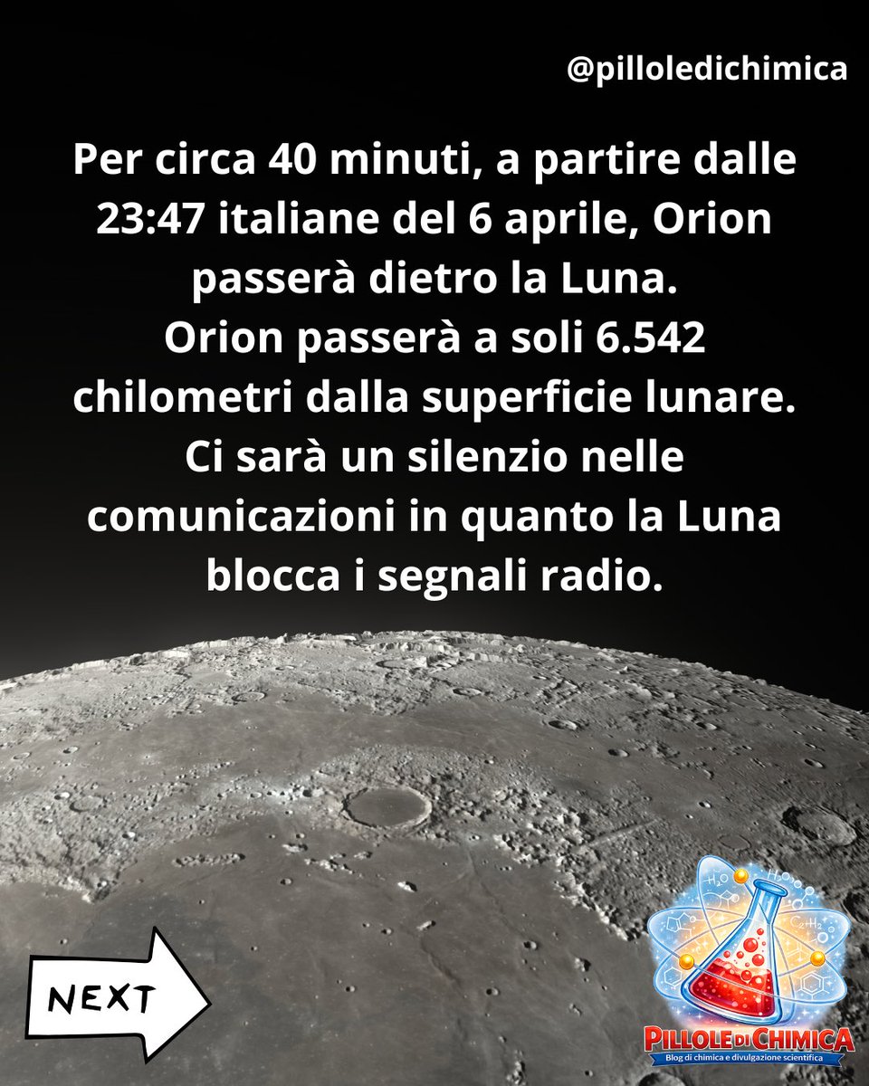 PChimica's tweet photo. Stiamo tornando sulla luna… https://t.co/TL9W1suySM