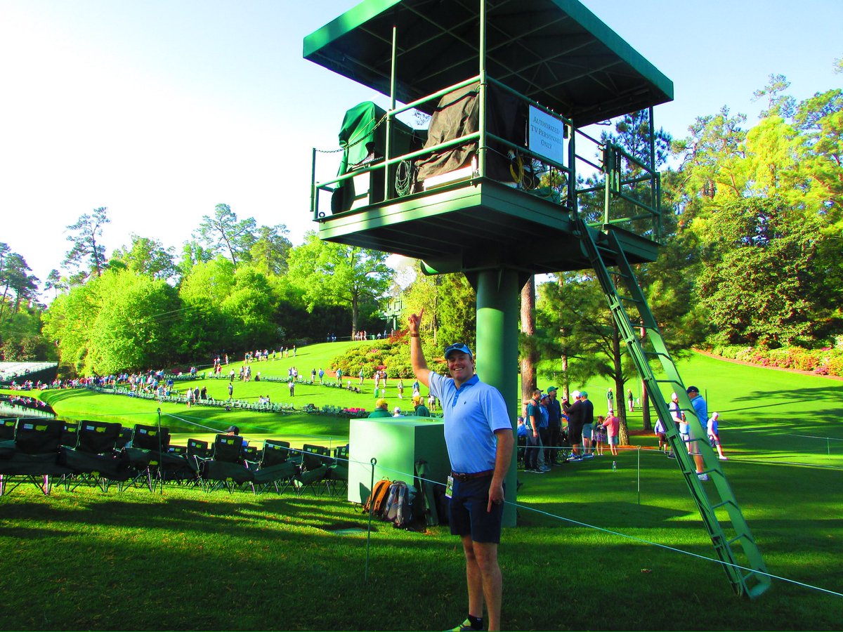 BernLundquist's tweet image. 2 years ago Monday at @TheMasters, I met my hero and Twitter namesake #inyourLIFE