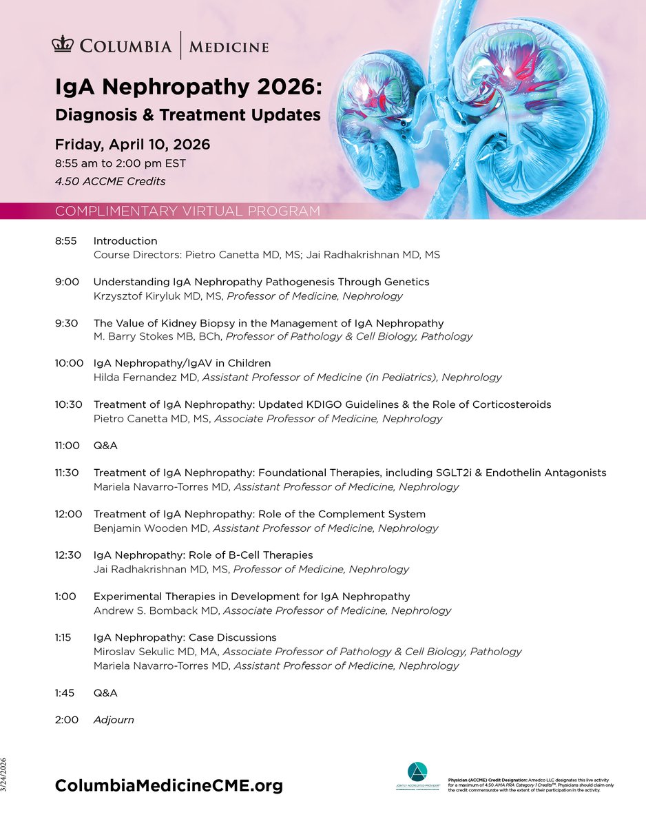 Columbia Med CME tweet media