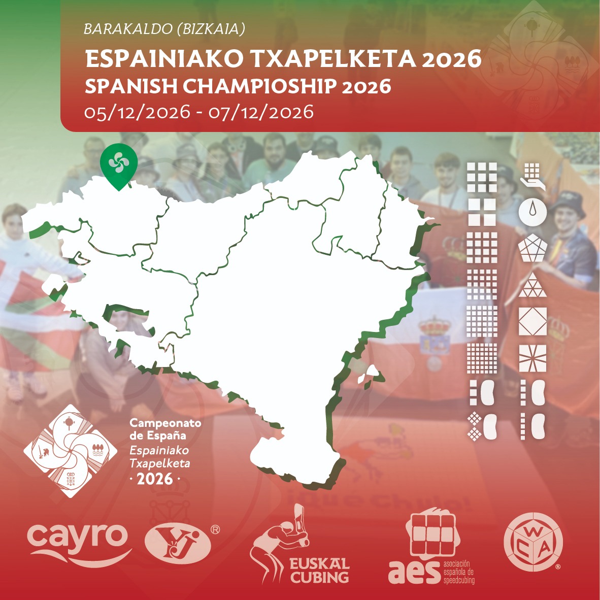 euskalcubing's tweet photo. Registro abierto! https://t.co/DQmhphTkpH