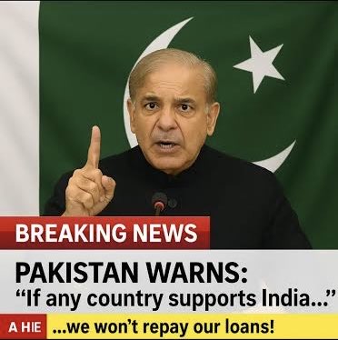 🇵🇰 Pakistan warns:

If any country supports India 🇮🇳...

We won't repay our loans! 🤦‍♀️😂