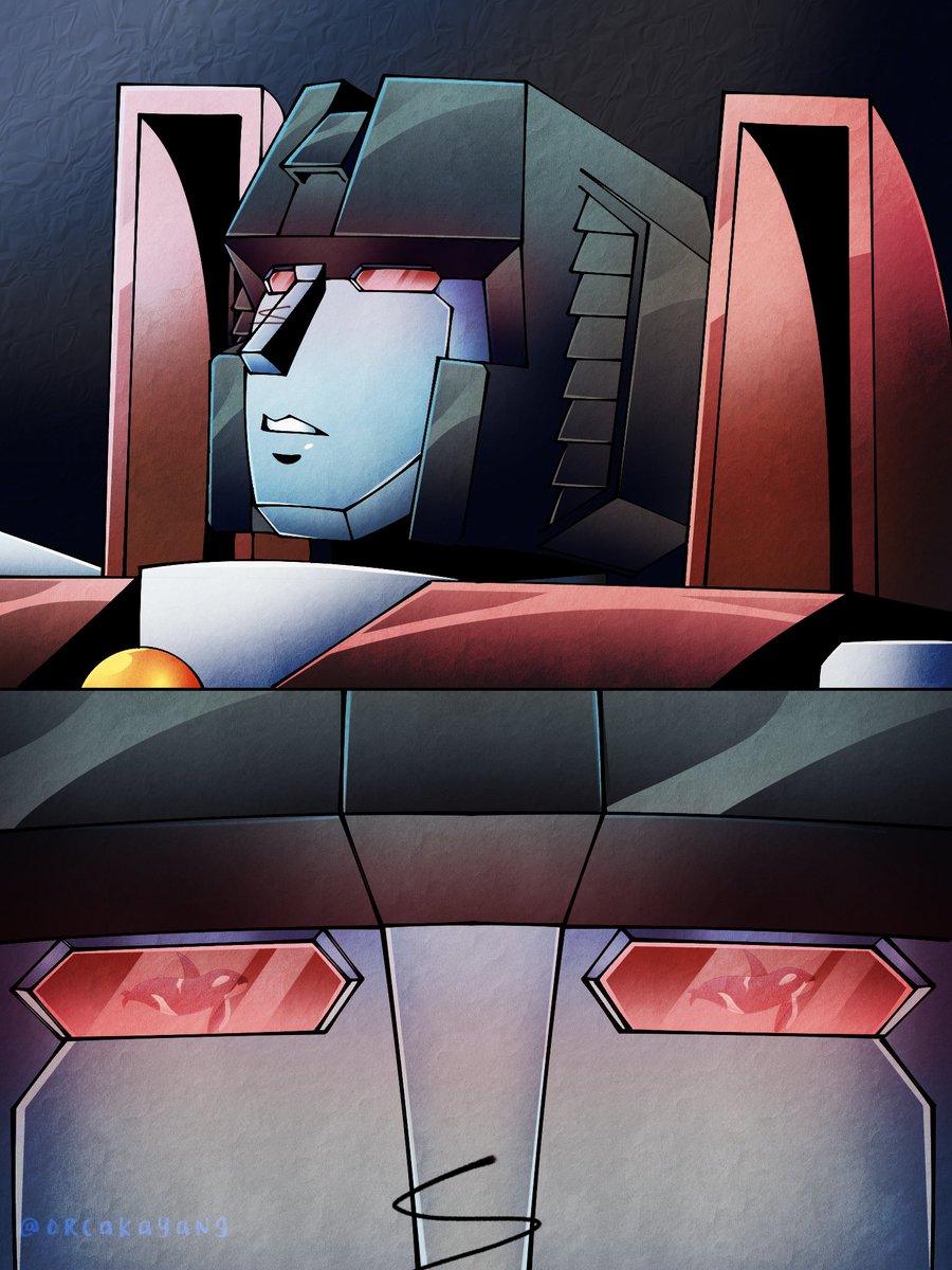 orcakayang's tweet image. Based on a dream i had #starscream #orca